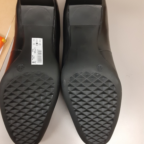 Mod comfy black Black block heel professional shoe - Picture 3 of 6